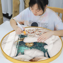 2020 new 5D Diamond painting full diamond round hair rich deer living room Crystal masonry tile stickers cross stitch 2021 porch