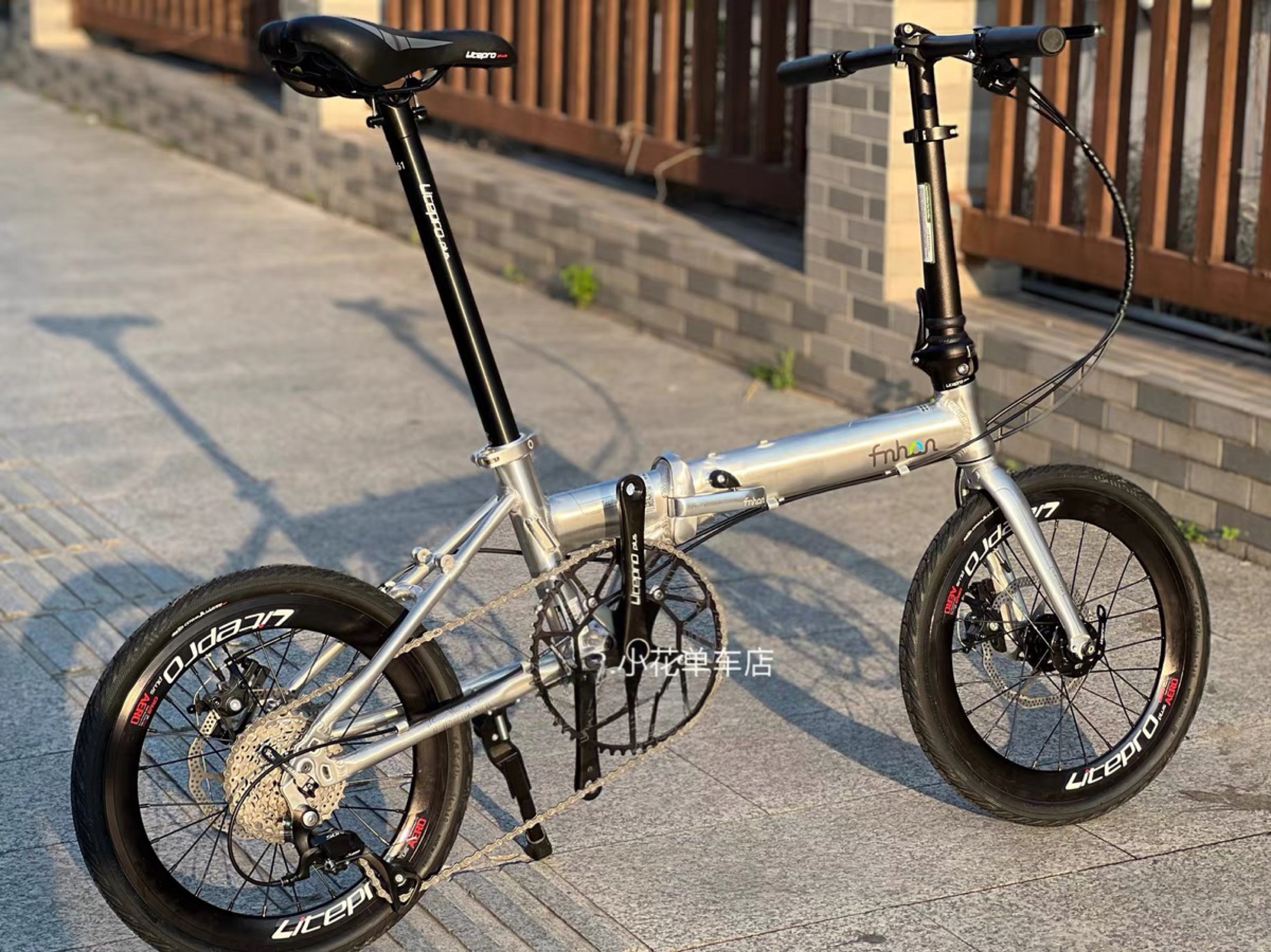 FNHON风行16寸折叠车KAD1618铝合金轻量自行车禧玛诺9速与Tiagra