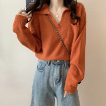 Explosive jacket autumn and winter womens clothing with temperament 2020 new loose top wear base sweater sweater sweater