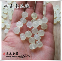 DIY jewelry accessories materials natural Xiuyu Xiuyan jade pumpkin beads beads beads beads bracelet accessories jade beads