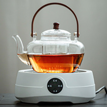 Heat-resistant glass teapot Electric ceramic stove Camellia teapot set Tea set Accessories Tea stove Small tea maker Special