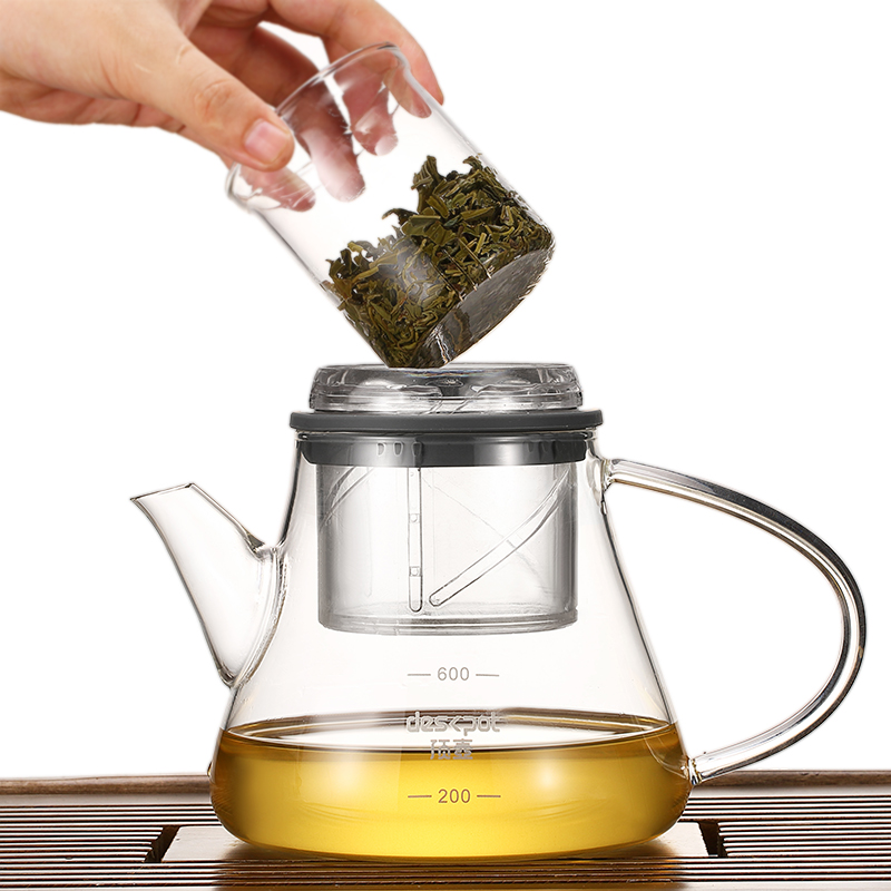 Curing pot of the top glass pot of boiled tea, the electric steaming TaoLu rotating lifting teapot tea automatic boiling water electric heating furnace