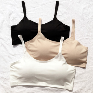 抹胸 夏季女士内衣打底防走光吊带背心式带胸垫裹胸抹胸 玩味八爪
