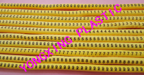1000 Granular Number Tube EC-0 0 75 Square 0-9 10 Digital Marking Tube Cable Sleeve Wire