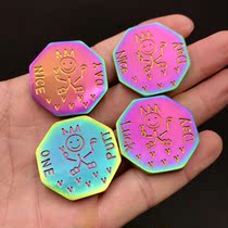 All handmade original golf Marker golf Marker smiling face swing creative color