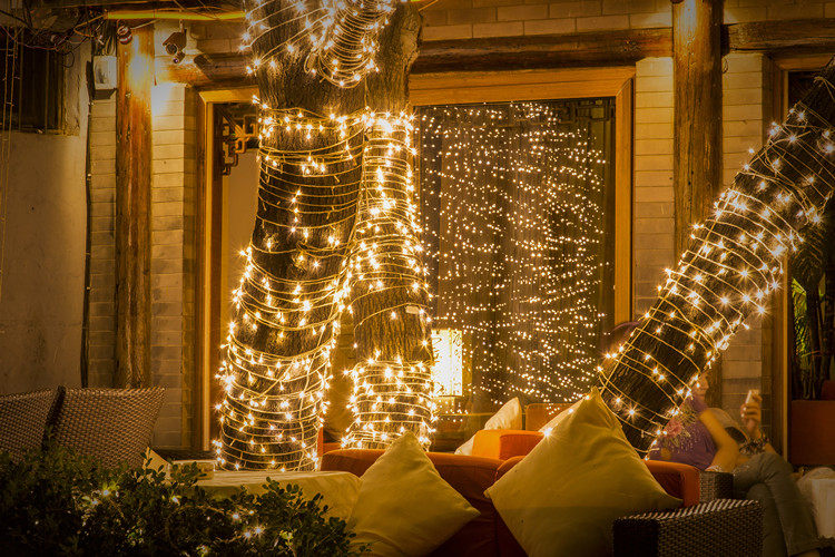 led星星灯彩灯闪灯串灯满天星卧室灯窗帘灯宿舍彩灯装饰灯串房间