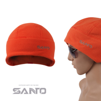 Shantuo outdoor fleece hat winter warm sports hat windproof hat riding headgear running equipment