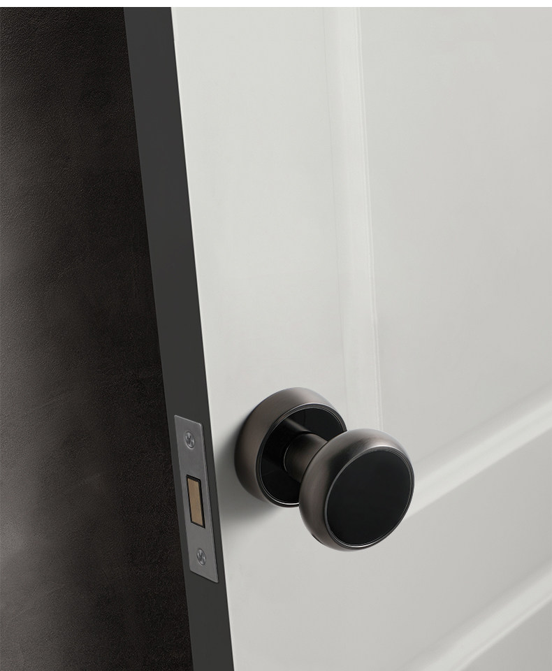 室内卧室隐形木门锁简约单舌暗门锁墙面单面门锁无钥匙家用通用型