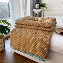 40s light and luxurious summer quilt with cool summer washable double air conditioning