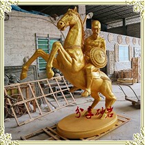 Sandstone European-style glass steel gold sculpture sandstone round sculpture hotel club restaurant entertainment premises real estate decoration