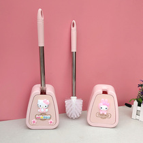 Toilet brush no dead corner wash toilet brush cleaning brush long handle home toilet toilet brush toilet brush set