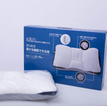 Export foreign trade day single neck pillow Cervical spine repair pillow PE hose pillow washable pillow pillow core blue and white