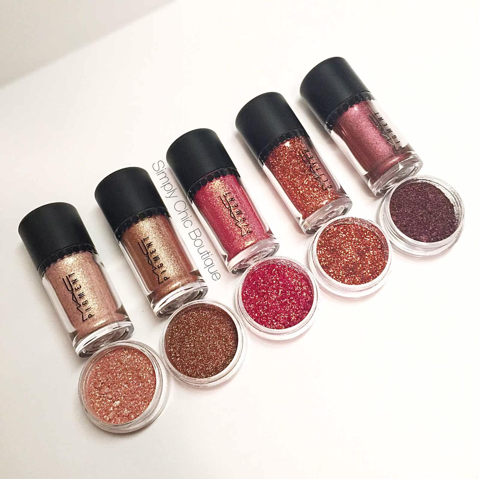 mac/魅可 little pigment魔幻星辰多用金粉眼影粉rose/blue brown