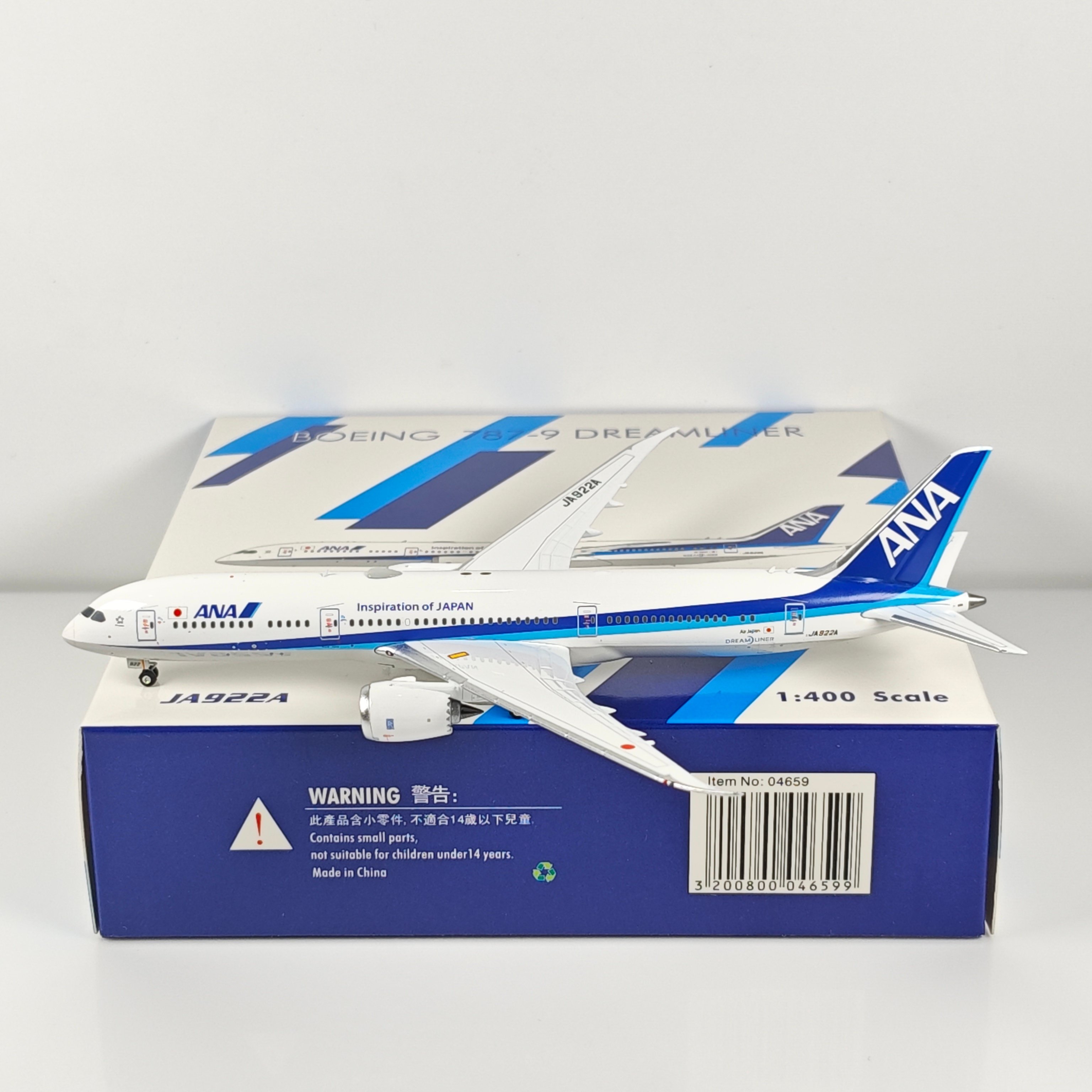 Phoenix 04659 1:400 ANA全日空B787-9 JA922A 合金飞机模型