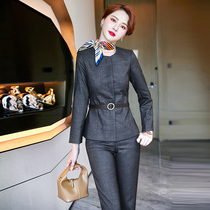 Suit for women's spring and autumn professional fashion quality sales department high-end interview formalized clothing jewelry store