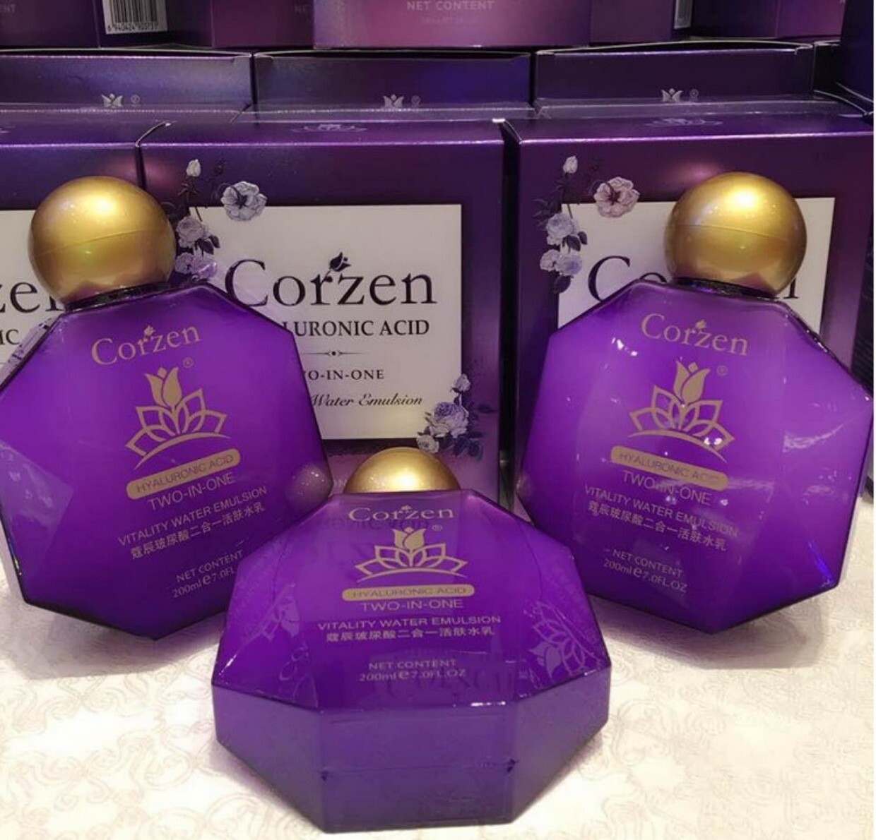 正品蔻辰水乳 二合一 补水保湿修复寇辰玻尿酸活肤 包邮_7折现价158元