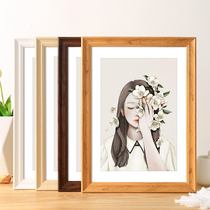 Simple photo frame hanging wall 4K open 8k childrens picture frame mounted A4a3 poster 16 inch 20 oil painting puzzle frame customization