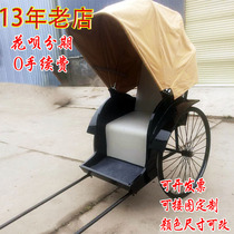 Japanese rickshaw New rickshaw Retro old Shanghai Old Beijing rickshaw film and television photography exhibition hall Scenic spot