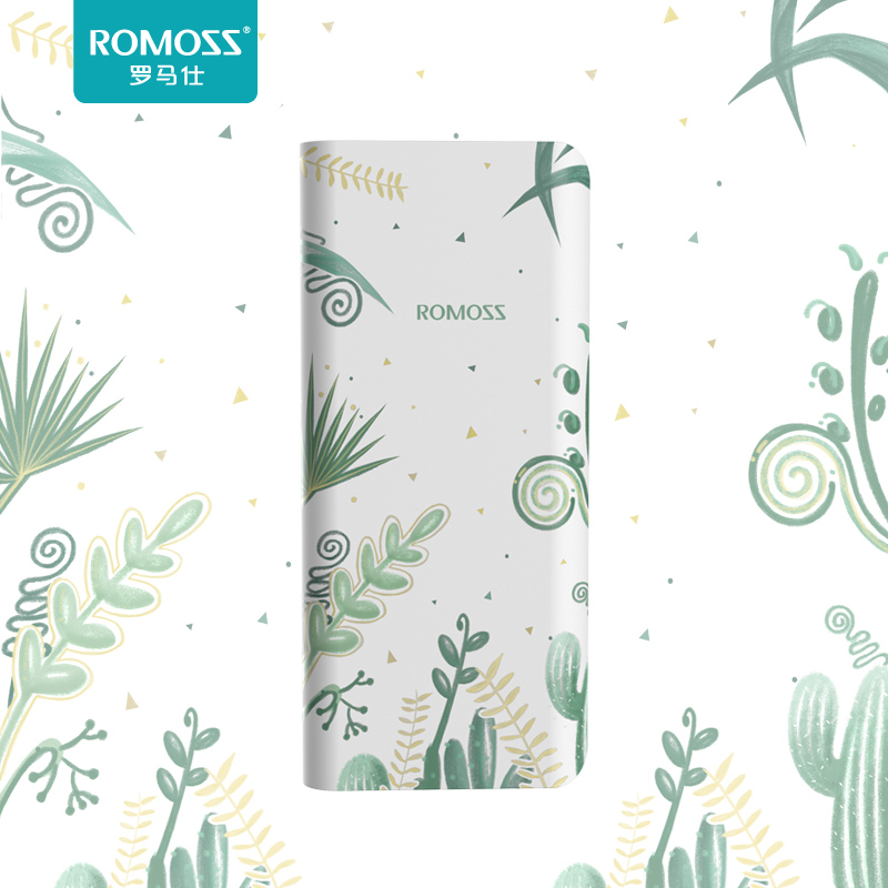 romos / romas sense4 10000 ma cute mini recharger official original authentic portable small youth creativity super cute mobile power supply