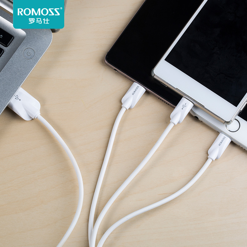 ROMOSS 罗马仕 苹果/安卓通用一拖三数据线 充电线 1.5米 天猫优惠券折后¥15.8包邮(¥18.8-3) ROMOSS 罗马仕 苹果/安卓通用一拖三数据线 充电线 1.5米 天猫优惠券折后¥15.8包邮(¥18.8-3)