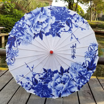 Oil paper umbrella female antique Dance Umbrella performance cheongsam show umbrella Hanfu ceiling decoration parasol silk cloth umbrella ancient costume