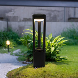 Solar lawn lamp modern simple outdoor waterproof lawn lamp villa garden courtyard park atmosphere light