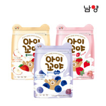 South Korea Nanyang baby food supplement snacks nanyang yogurt dissolved beans 17g baby snacks