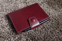 Handmade Custom Box Calf Leather Pure Hand Hand-sewn A6 Notepad Notebook Leather Set Up