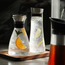Coffee shop cold kettle large capacity cool Kettle Teapot home cold white water bottle lemonade glass pot