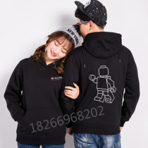 Lego Activity Center overalls sweatclothes custom robot training education staff autumn and winter coats clothing printing