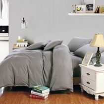 Water washing cotton bed four-piece set autumn and winter quilt cover student dormitory sheets three-piece set 3 single quilt cover single ins Wind