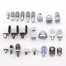 Invisible laminate Towardrobe separator Toppling grain zinc alloy Seven-word suction cup with rubber sleeve stainless steel glass fixing holder