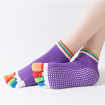 Factory foreign trade professional yoga five-finger socks Womens non-slip yoga socks sports socks five-toed socks