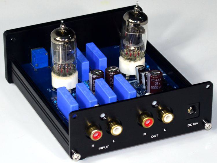 yj-发烧6j1电子管胆前级 发烧家用hifi胆机前级功放 胆前置放大器