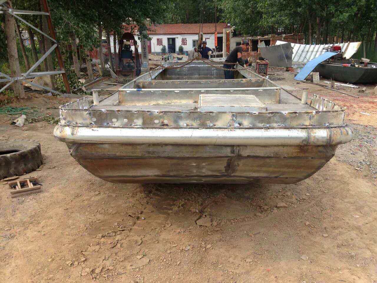 铁船渔船铁船钓鱼船木船渔船养殖船 铁渔船 钢板鱼船 保洁船货船