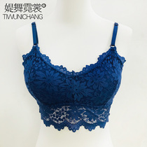 Neon belly dance lace top womens new camisole sexy bottoming bra beauty strap chest pad adjustable