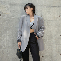 LEIYU SUIT JACKET WOMAN AUTUMN 2021 NEW ADVANCED SENSE LOOT PITUALITY SMALL CASUAL WEST SUIT JACKET