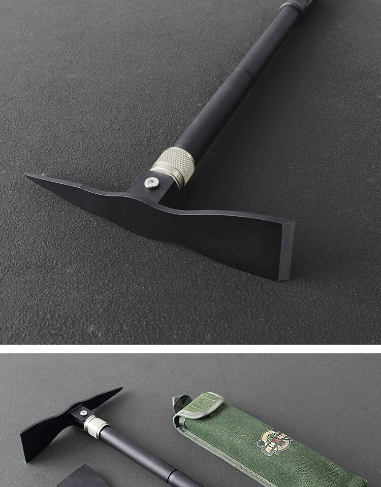 1531工兵铲子镐户外多功能折叠小洋镐锄头野营铁镐铁锹钓鱼铲