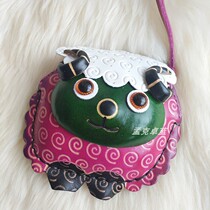 Cartoon small animal coin wallet leather creative handmade zipper wallet twelve Zodiac cute three-dimensional