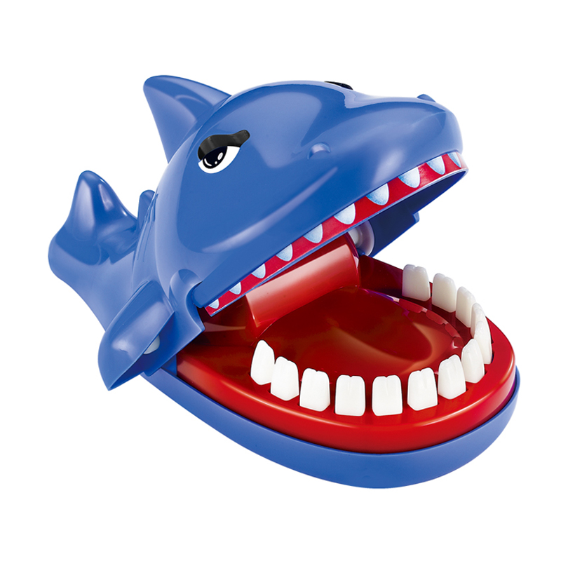 整蛊玩具鲨鱼咬手指按牙齿好玩儿童亲子互动抖音网红玩具解压神器