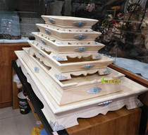 Handlebar meat pallets pure solid wood Monodiner Roast Whole Goat Container Pure Artisanal Mont Restaurant Upscale Cutlery Flat Tray