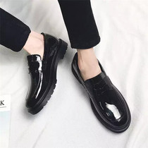 Mens DK uniform shoes boys cosplay school uniform shoes jk daily Japanese brown and black small leather shoes womens ladyboy cos