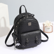 Double Shoulder Bag Women 2022 New Fashion Han Edition Tide Lady Casual 100 Hitch Travel Backpack Packet Bag 2021
