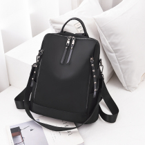 Oxford Cloth Double Shoulder Bag Woman 2022 New Korean Version Fashion Tide 100 Lap Large Capacity 2021 Lady Bag Small Backpack