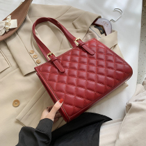 Red Bridal Bag Packs Women Bag 2022 New Tide Fashion 100 Hitch Mesh Red Bag Single Shoulder Carry-on Wedding Bag Large Capacity