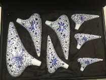 Wind Ya Tao flute twelve Kong Qingzao porcelain Tao flute SCSGSFACAFABC Seven sets