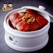 Authentic braised pork golden egg Dongpo meat 500g fresh meat cooked food marinated hot instant meal quail egg
