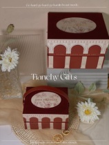 European bronzing velvet gift box bridesmaid companion gift wedding return gift box wedding candy box table sugar red large empty box