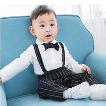 Year-old dress baby boy spring and summer English boy small suit baby baby babys 100 birthday gentleman suit 1