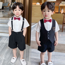 Wedding flower dress boy suit boy suit with handsome boy wear handsome boy shows birthday suit